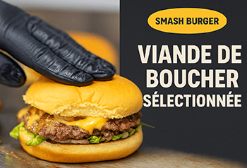 Smash burger Il Forno avec viande de boucher sélectionnée